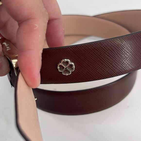 Kate Spade genuine leather dress belt sz S - Picture 3 of 6